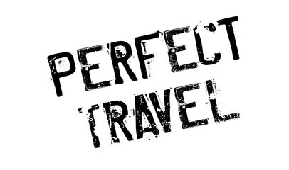 Perfect Travel rubber stamp. Grunge design with dust scratches. Effects can be easily removed for a clean, crisp look. Color is easily changed.