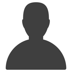 Customer flat vector pictogram. An isolated illustration on a white background.