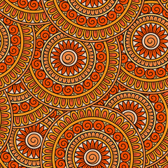 Abstract vector tribal ethnic   seamless pattern