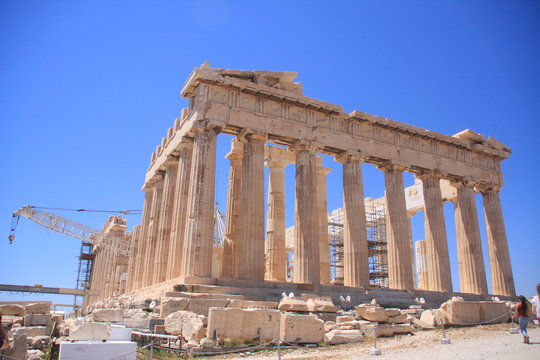 façade du Parthénon