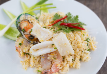 seafood fried rice