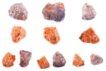 Collection of stone mineral sphalerite