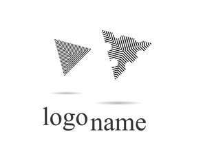 Vector logo for web design