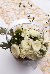 montage florale décoration de fête 