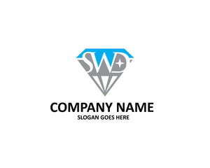 SWD Letter Diamond Logo