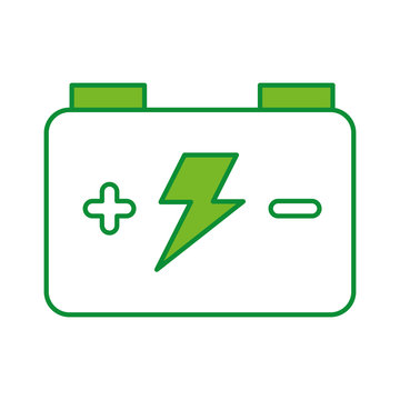 car battery isolated icon vector illustration design