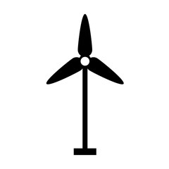 turbine wind energy icon vector illustration design