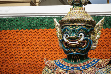 Fototapeta premium Bangkok great palace sculpture