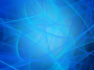 Abstract Elegant stroke on blue background 