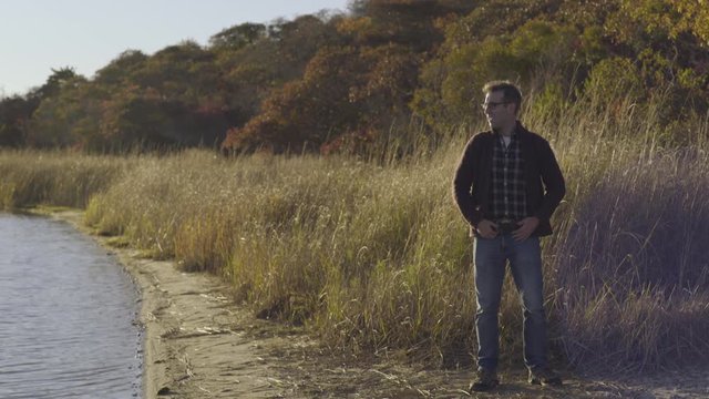 Man Pees Next To Lake, Then Turns Around And Enjoys View 