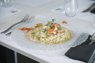 meal, dinner, food, lunch, rice, seafood, fried