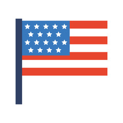 united states of america flag vector illustration design