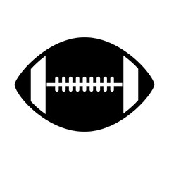 american football balloon icon vector illustration design