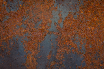 old rusty metal plate texture