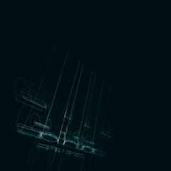 Abstract futuristic background