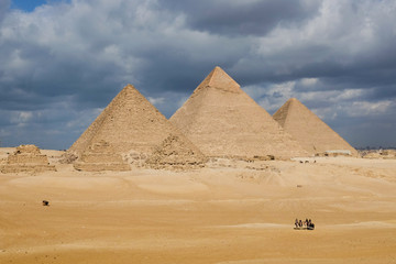 Giza Pyramids in Cairo - Egypt