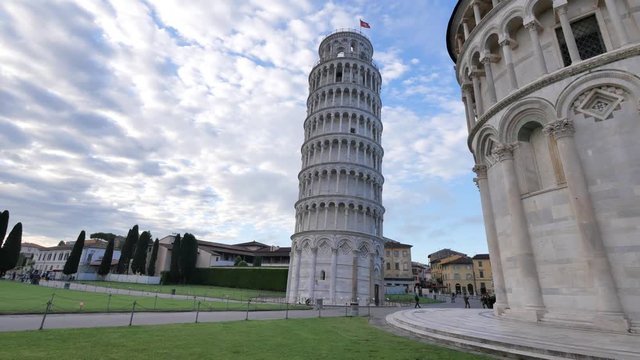 Piazza dei Miracoli in morning light, Pisa, Tuscany