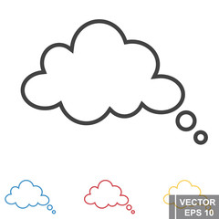 The icon. Set. Isolated on white background. For your design.