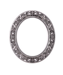 Oval, silver, vintage, victorian, elegant frame, baroque, rococo