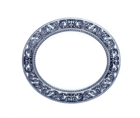 Oval, silver, vintage, victorian, elegant frame, baroque, rococo