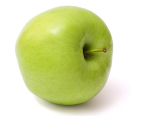 Green apple isolated on white background