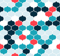 Abstract background in Oriental style. Bright colors.