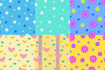 Kid pattern seamless background for your children