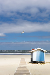 Strandkorb, Strand, Meer, Langeoog, Badehaus