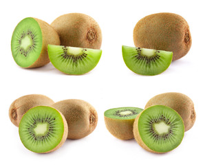 Kiwi isolated on white