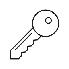 Key Icon on white background