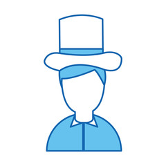 antique gentleman avatar character vector illustration design