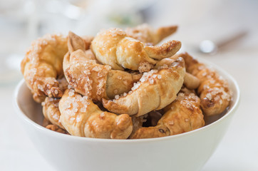 Croissants in the cup