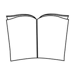 old music book ready for christmas song vector illustration