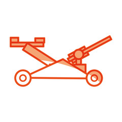 mower garden tool vector icon illustration graphic design