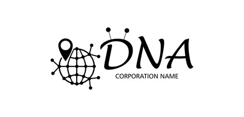 biotechnology dna logotype. Medicine, science, laboratory,Technology DNA vector concept