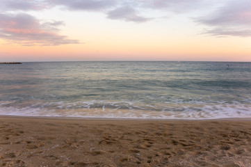 The coast of Mediterranean sea