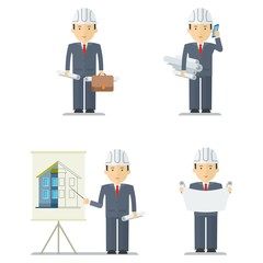 set of engineer work