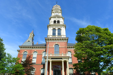Gloucester City Hall was built in 1870 with Victorian and Second Empire style. The building is served as the center of Gloucester government in downtown Gloucester, Massachusetts, USA.