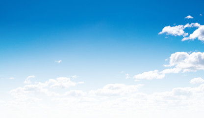 Fototapeta premium Clear sky and clouds