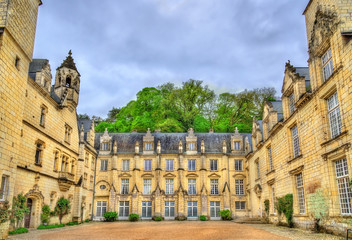 Fototapeta na wymiar Castle of Usse in the Loire Valley, France