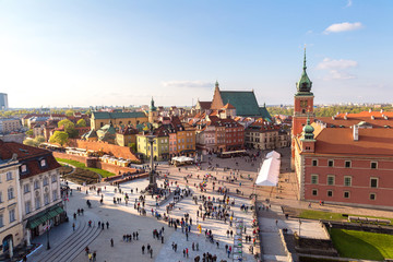 Obraz premium Panoramic view of Warsaw