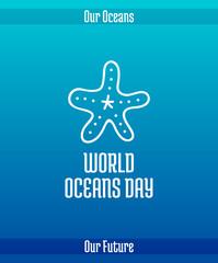 Obraz premium World Oceans Day