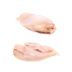 Raw chicken breast piece of meat