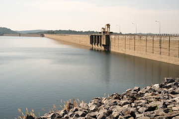 Fototapeta na wymiar The Dam for keep the water