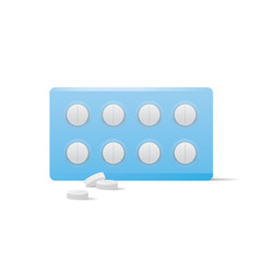 Pills medicine panel illustration vector on white background. Medical concept.
