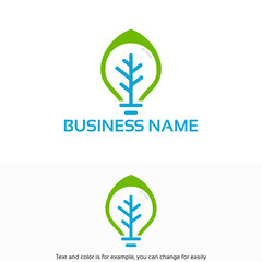 Green Energy Logo template vector, Nature Idea Logo