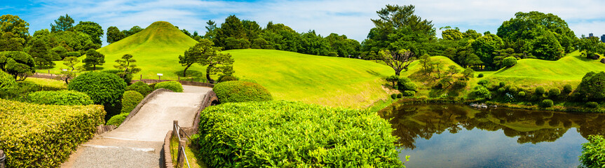 新緑の水前寺成趣園