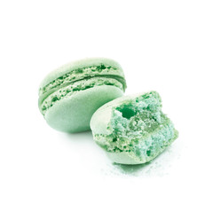 Macaron cookie isolated