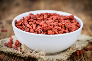 Portion of Goji Berries