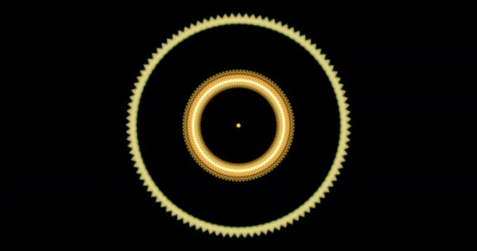 Organic modern circle background with a retro twist. Unique and really cool background